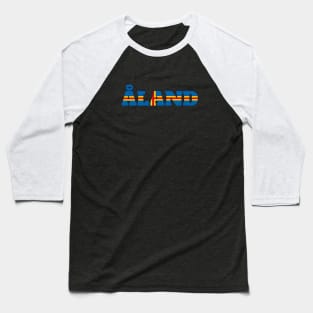 Åland Typography Baseball T-Shirt